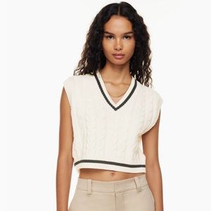 Sunday Best Winston Cropped Sweater Vest